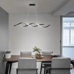 Genoci 40-WATT 2-LIGHT Black Modern Dimmable Led Pendant With Remote. Fixed Price $66.45.