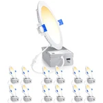 Ensenior 12 Pack 4 Inch Thin Led Recessed Ceiling Light With Junction Box , 3CCT. Fixed Price $39.99.