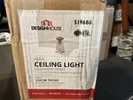 New Design House 519686 Ajax 6" Wide Semi-flush Ceiling Fixture W/ Metal Cage. Fixed Price $41.80.