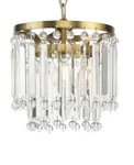 (new) Avec Cerise Collection Luxery Brushed Gold Pendant Chandelier Light. Fixed Price $144.00.
