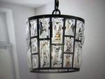 Home Decorators Kristella 1-LIGHT Black Crystal Pendant 30685-HBUB. Fixed Price $28.45.