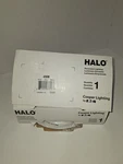Halo 456W White 6" Recessed Lighting Trim Sloped Ceiling Baffle New Sealed. Fixed Price $12.99.