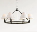 Pottery Barn Chambers Chandelier 36 Round Bronze. Fixed Price $295.00.