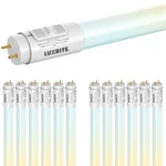 Luxrite 4FT Led Tube Light, T8, 12W/15W/18W, 5CCT 3000K-6500K, 1620/1950/2250.... Fixed Price $316.84.