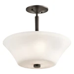Kichler 43669 Bronze Aubrey 3-LIGHT Semi-flush Ceiling. Fixed Price $42.17.