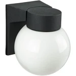 Diodesy Wall Mount Globe Style Outdoor Fixture, Black Finish, White Glass. Fixed Price $39.55.