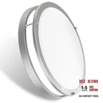 Energetic 14" Led Flush Mount Ceiling Light Fixture - Pack Nickel. Fixed Price $45.99.