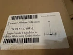 Visual Comfort Thomas Obrien Pippa Chandelier In Plaster White TOB5737PW-L (new). Fixed Price $897.45.
