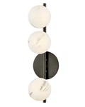 Fredrick Ramond 41900 Selene 3 Light 21" Tall Wall Sconce - Black. Fixed Price $424.15.