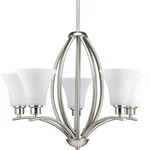 Progress Lighting P4490 Nickel Joy 5-LIGHT 24"W Chandelier. Fixed Price $157.46.