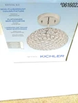 Kichler Krystal Ice 9.7-IN Chrome Finish Clear Glass Semi-flush Mount Light. Fixed Price $71.99.