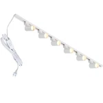 Hiiglxii Plug Track Lighting With Power Cord, 6-LIGHT Led K.... Fixed Price $113.96.