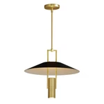 Maxim Tahoe 2 Light Led Pendant Black/satin Brass 10098BKSBR. Fixed Price $249.95.