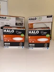 Halo 6-INCH White Ultra Thin Downlight Led Lot Of 4. Fixed Price $35.00.