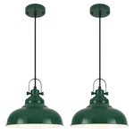 Guihualove Green Pendant Lights Kitchen Island 2 Pack, Dome Light, Fa.... Fixed Price $89.32.