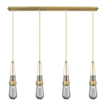 Innovations Milan 4LT 4" Cord Linear Pendant, Bs/sm 124-452-1P-BB-G452-4SM. Fixed Price $1467.40.