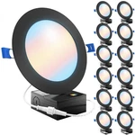 Sunco 12 Pack 6 Inch Ultra Thin Led Recessed Ceiling Lights Slim, Selectable .... Fixed Price $148.36.
