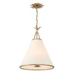 Used Crystorama Lighting 564-GA Broche PENDANT-22.75 Inch Tall And 18. Fixed Price $508.30.