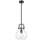 Innovations Newton Sphere 1-LT 10" Stem Pendant, Mb/cg 410-1SM-BK-G410-10CL. Fixed Price $332.64.