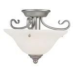 Livex Lighting Coronado Ceiling Mount Brushed Nickel 6109-91. Fixed Price $149.96.