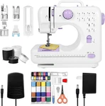Compact Sewing Machine For Beginners 12 Built-in Stitches, Led Light, Speed. Fixed Price $85.99.