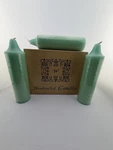 Williamsburg Soap & 6 Taper Candles Sea Foam Blue Green Unused X 1.5. Fixed Price $35.00.