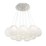 Modern Forms Cosmic Crystal Led 12LT PENDANT/3000K, Nickel PD-28812-BN. Fixed Price $4684.00.