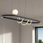 Possini Euro Allen 39 1/4" Gold Matte Black Led Island Pendant. Fixed Price $499.99.