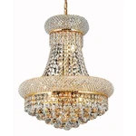 Elegant Lighting V1800D16G/RC Primo Mini Chandelier Gold. Fixed Price $648.00.