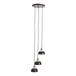 Sei Furniture Renmarco 3-LIGHT Cluster Pendant In Black/antique Brass. Fixed Price $113.67.