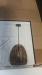 Globe Electric 60750 Novogratz X Marlow 1-LIGHT Pendant Light, Brown Woven. Fixed Price $69.99.