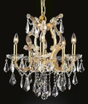 Elegant Lighting 2801D20/RC Maria Theresa 6 20"W Crystal - Gold. Fixed Price $712.00.