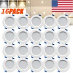 4/8/16PCS 7W 3COLOR Dimmable Led Downlight Recessed Ceiling Panel 85-265V. Fixed Price $29.99.