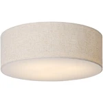 18-INCH Large Flush Mount Ceiling Light Fixture With Fabric Shade, Modern Dru.... Fixed Price $113.11.