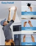 Sunco 4 Selectable Cct Ultra-slim Baffle Downlight Lumens 10W 2700K-6000K. Fixed Price $34.99.