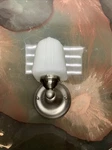 Hudson Valley 221-SN Edison Light Bathroom Sconce Satin Nickel. Fixed Price $80.00.