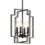 Kichler 43964 Downtown Deco Light 12"W Taper Candle Pendant - Chrome. Fixed Price $67.24.