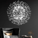 Crystal Chandelier, Firework Modern Chandeliers, Dandelion Chrome Pendant Lamp. Fixed Price $156.47.