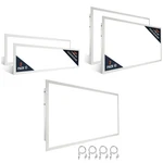 4FT Led Flat Panel Light 6600/6000LM Drop Ceiling Troffer Office Recessed. Fixed Price $115.59.