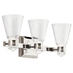 Kichler 24" Polished Nickel Dimmable Vanity Light 3000K Integrated Led 45712 Pn. Fixed Price $99.99.
