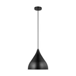 Generation Lighting Oden 1-LIGHT Black Medium Pendant With Led Bulb. Fixed Price $122.85.