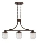 Craftmade 35473 Bronze Kenswick 3-LIGHT Linear Chandelier 30-1/4" Wide. Fixed Price $114.53.