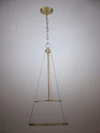 Z-lite Madeline 18 Modern Gold 5-LIGHT Pendant With White Fabric Shade. Fixed Price $368.96.