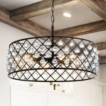 Jonathan 23"GLAM Contemporary Crystal/metal Led Pendant Oil-rubbed Bronze. Fixed Price $281.99.