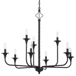 Craftmade 57029 Jolenne Light 35"W Taper Candle Style - Black. Fixed Price $345.87.