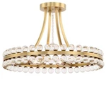 Crystorama Clover Light Ceiling Mount, Aged Brass CLO-8894-AG. Fixed Price $798.40.
