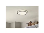 Hampton Bay Flaxmere 12 In. Modern Brushed Nickel 5 Cct Integrated Led-missing. Fixed Price $17.00.