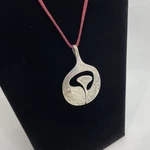 Vintage Sterling Silver Pendant Mcm Siersbol Denmark Teardrop Modernist Simple. Fixed Price $149.95.
