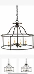 Currey Company Chandelier Fitzjames. 20 Width. 15 High. Three Available. Fixed Price $650.00.