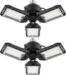 Led Garage Lights Bulb 2 Pack 80W 8000LM 6500K Deformable Panels Barn. Fixed Price $22.87.